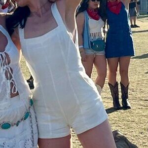 WORN ONCE White Romper